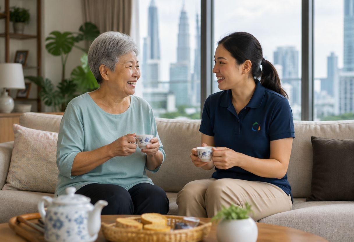 Older person living alone
